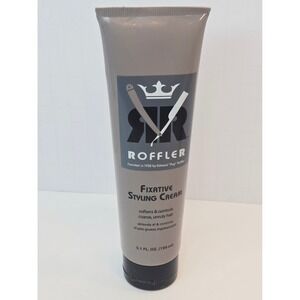 Roffler Fixative Styling Cream 5.1 oz For Coarse Unruly Hair with Jojoba Oil